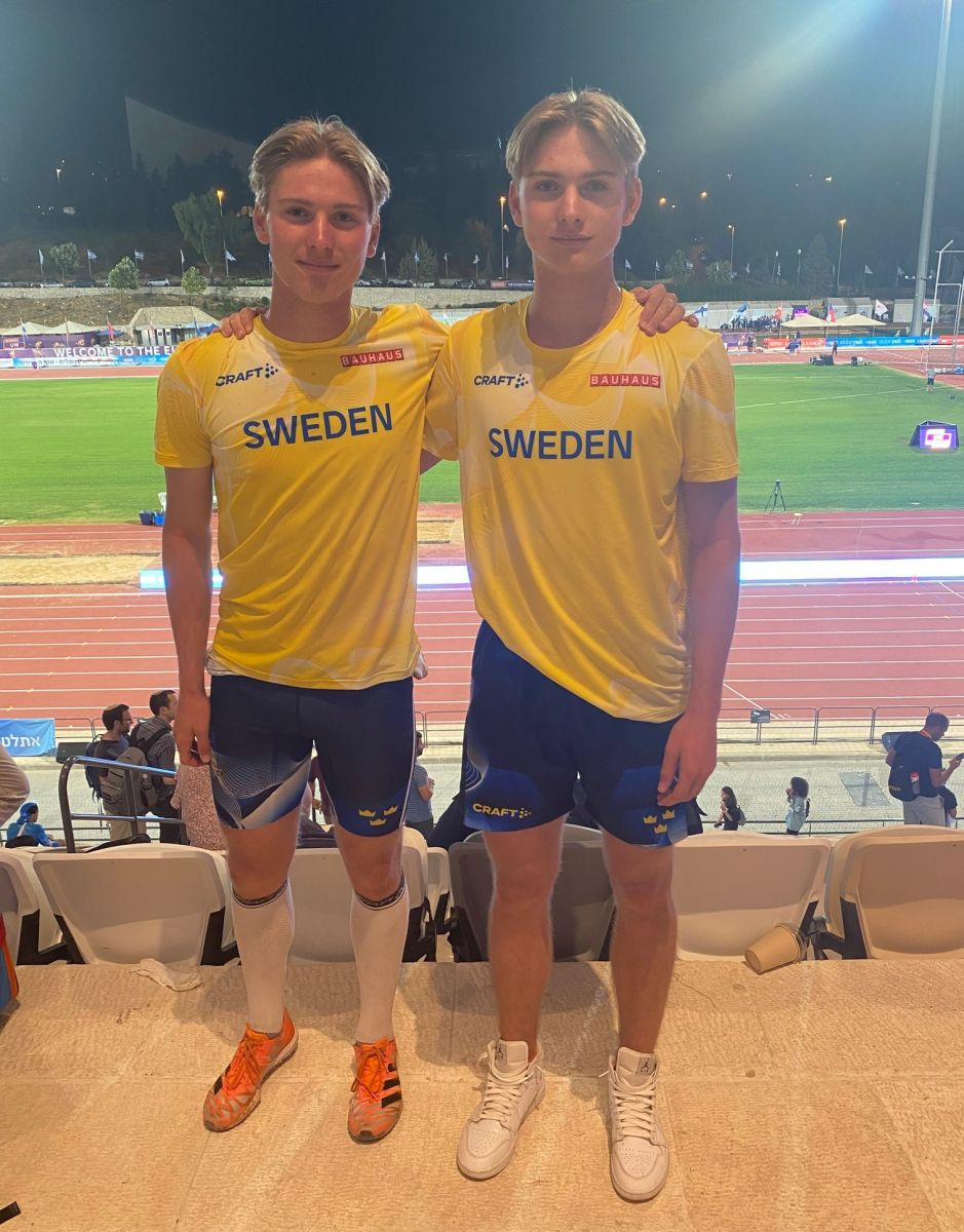 image: Victor och Lucas levererade fantastiska resultat på U18 EM i Jerusalem